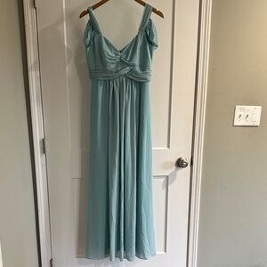 Pinkblush Maternity Light Blue Maxi Dress